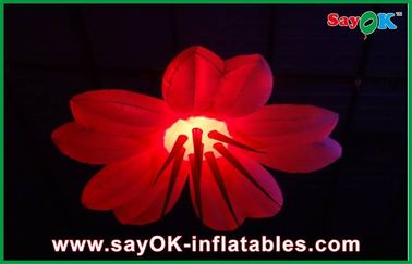 पार्टी 2 एम दीया Inflatable प्रकाश सजावट फूल आकार टिकाऊ