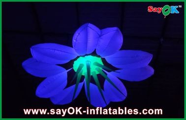 पार्टी 2 एम दीया Inflatable प्रकाश सजावट फूल आकार टिकाऊ