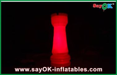 16 अलग रंगों के साथ DIA 2m Inflatable स्तंभ प्रकाश सजावट