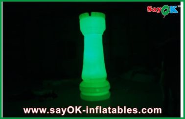 16 अलग रंगों के साथ DIA 2m Inflatable स्तंभ प्रकाश सजावट