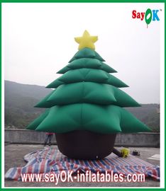 ग्रीन Inflatable क्रिसमस ट्री Inflatable छुट्टी सजावट