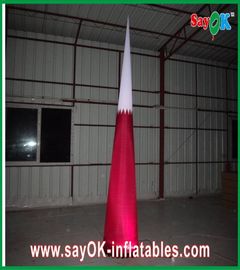 घटना लाल के लिए एलईडी प्रकाश डाया 1.5meters Inflatable शंकु सजावट