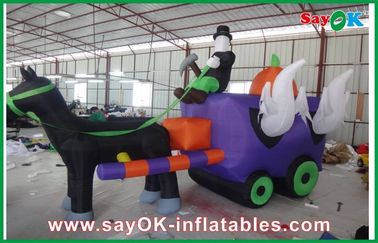 ऑक्सफोर्ड क्लॉथ Inflatable हेलोवीन सजावट, पार्टी Inflatable कैरिज