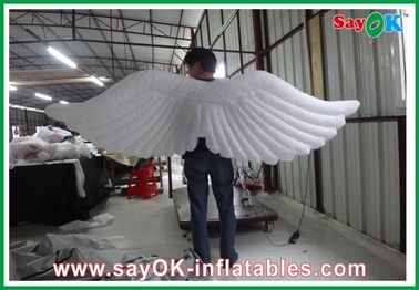 एलईडी प्रकाश 1 एम / 1.5 मीटर अनुकूलित के साथ सफेद Inflatable विंग