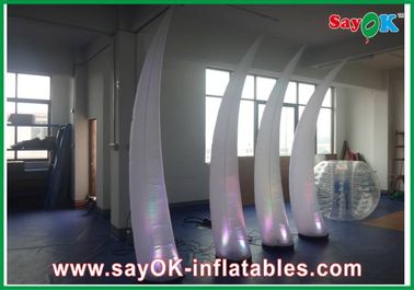 1 9 0 टी नायलॉन कपड़ा Inflatable प्रकाश सजावट, सफेद Inflatable आइवरी