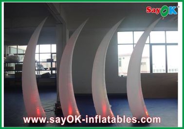 1 9 0 टी नायलॉन कपड़ा Inflatable प्रकाश सजावट, सफेद Inflatable आइवरी
