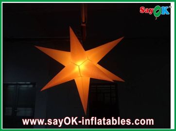 वेडिंग पार्टी Inflatable प्रकाश स्टार 2 मीटर व्यास नायलॉन कपड़ा