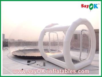गुंबद inflatable तम्बू वाणिज्यिक inflatable पारदर्शी बुलबुला शिविर हमारे दरवाजे के लिए तम्बू