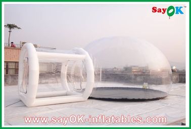 गुंबद inflatable तम्बू वाणिज्यिक inflatable पारदर्शी बुलबुला शिविर हमारे दरवाजे के लिए तम्बू