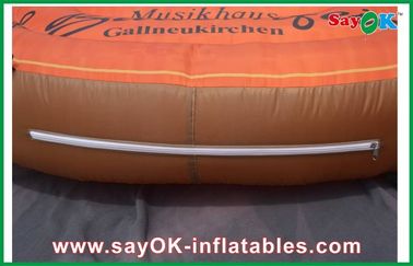 विज्ञापन अभियान ऑक्सफोर्ड कपड़े inflatable गिटार, संगीत महोत्सव ऊंचाई 2 मीटर