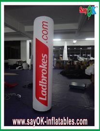 लोगो मुद्रण के साथ बहुमुखी सुरक्षित Inflatable स्तंभ 1 9 0 नायलॉन कपड़ा