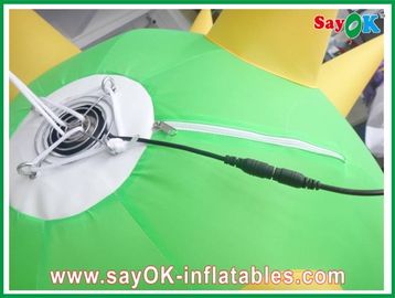 एयर ब्लोअर Inflatable प्रकाश सजावट आधुनिक हरा और पीला