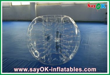 खेल के खेल के लिए पारदर्शी टिकाऊ Inflatable बम्पर बॉल व्यास 2 एम