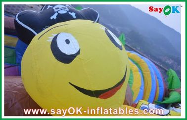 0.55 मिमी पीवीसी Inflatable उछाल, लोगो मुद्रण Inflatable उछालभरी कैसल