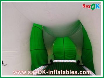लोगो प्रिंटिंग के साथ टिकाऊ inflatable तम्बू ऑक्सफोर्ड कपड़े मच्छर की रोकथाम inflatable विज्ञापन गुब्बारे