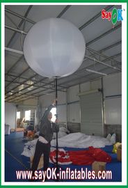लोगो मुद्रण के साथ Inflatable स्टैंड बॉल 190T नायलॉन कपड़ा दिखा रहा है