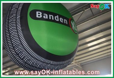4 एलईडी बल्ब Inflatable प्रकाश सजावट बॉल टायर आकार खड़े हो जाओ