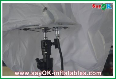 4 एलईडी बल्ब Inflatable प्रकाश सजावट बॉल टायर आकार खड़े हो जाओ