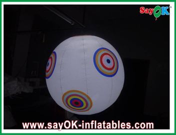 वेडिंग समारोह / स्टेज सजावट के लिए लोगो प्रिंटिंग Inflatable प्रकाश हैंगिंग बॉल