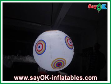 वेडिंग समारोह / स्टेज सजावट के लिए लोगो प्रिंटिंग Inflatable प्रकाश हैंगिंग बॉल