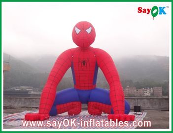 विज्ञापन inflatable समारोह inflatable कार्टून पात्रों, हवा प्रतिरोधी ऊंचाई 10m inflatable Spinder Man