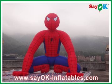 विज्ञापन inflatable समारोह inflatable कार्टून पात्रों, हवा प्रतिरोधी ऊंचाई 10m inflatable Spinder Man