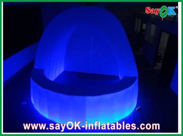शादी के उत्सव के लिए एलईडी प्रकाश सफेद Inflatable बार टिकाऊ
