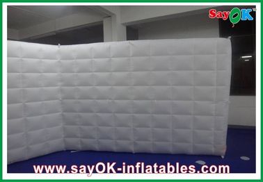 शादी के लिए कस्टम inflatable तम्बू परिवार हवा inflatable विभाजन दीवार / उड़ा दिया एलईडी प्रकाश संयुक्त दीवार