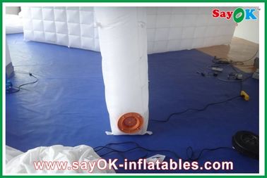 शादी के लिए कस्टम inflatable तम्बू परिवार हवा inflatable विभाजन दीवार / उड़ा दिया एलईडी प्रकाश संयुक्त दीवार