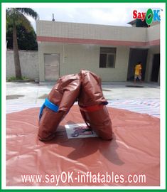 खेल खेल कस्टम Inflatable उत्पाद, 0.5 मिमी पीवीसी Inflatable सुमो कुश्ती