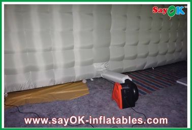 L10 X W10m लाइट के साथ परिवार के लिए inflatable तम्बू नाइट क्लब के लिए विज्ञापन प्रचार कार्यक्रम