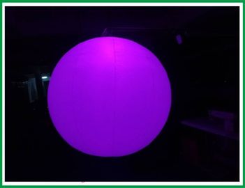 एलईडी 1 9 0 नायलॉन क्लॉथ इंफ्लैटेबल बॉल एलईडी लाइट्स व्यास 2 मीटर के साथ
