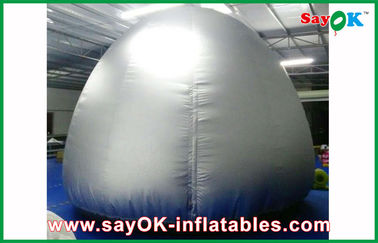 प्रोजेक्शन क्लॉथ प्रक्षेपण तम्बू के साथ रजत दौर 5 मीटर Inflatable Planetarium गुंबद
