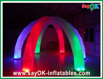 पार्टी के लिए यूएल प्रमाणित ब्लोअर Inflatable एलईडी लाइट टेंट व्यास 5 मीटर