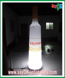 एलईडी लाइट्स के साथ 1 9 0 टी नायलॉन क्लॉथ इंफ्लैटेबल बोतल वाइन ऊंचाई 2 एम