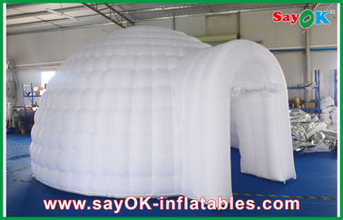 एलईडी लाइट्स Inflatable एयर तम्बू, व्यास 5 मीटर Inflatable डोम तम्बू