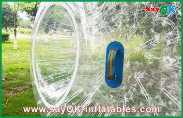 मनोरंजन के लिए inflatable समुद्र तट खेल स्पष्ट टिकाऊ Inflatable Zorb गेंद 1.0 मिमी पीवीसी