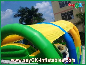 वाणिज्यिक विशाल उछाल महल घर बच्चों के लिए रंगीन inflatable कूद घरों मज़ा