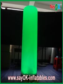 घटनाओं के लिए सीधे एलईडी लाइट सजावट 2 मीटर उच्च Inflatable स्तंभ