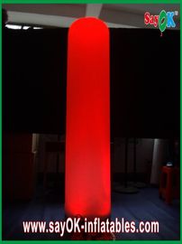 घटनाओं के लिए सीधे एलईडी लाइट सजावट 2 मीटर उच्च Inflatable स्तंभ