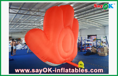 विज्ञापन प्रचार के लिए डीआईए 5 मीटर Inflatable पाम एलईडी रोशनी