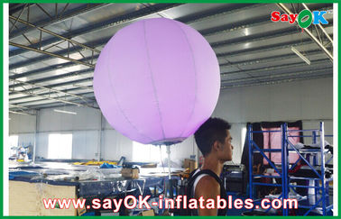 विज्ञापन के लिए 80 सेमी डीआईए Inflatable बैकपैक बॉल प्रकाश नायलॉन कपड़ा विंडप्रूफ