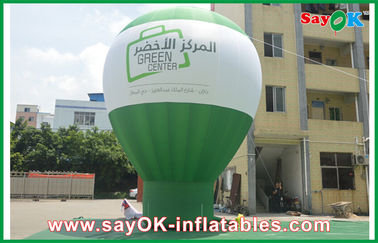 विज्ञापन स्टैंड Inflatable गुब्बारा ऑक्सफोर्ड कपड़ा पीवीसी नीचे लोगो प्रिंट