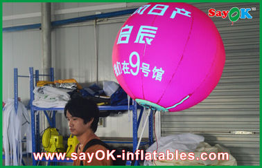 नायलॉन कपड़ा के साथ 0.8 मीटर डीआईए Inflatable विज्ञापन बैकपैक बॉल