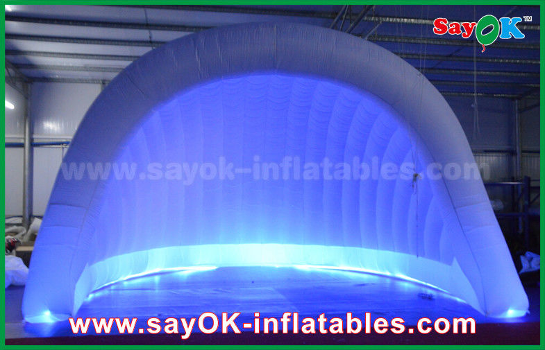 आउटडोर inflatable तम्बू 210D ऑक्सफोर्ड एलईडी inflatable हवा तम्बू गुंबद inflatable इग्लू तम्बू पार्टी के लिए जलरोधक