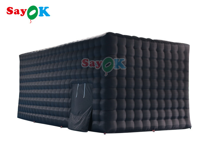 दूरस्थ नियंत्रक के साथ एलईडी लाइट क्यूब inflatable Marquee तम्बू inflatable घर तम्बू