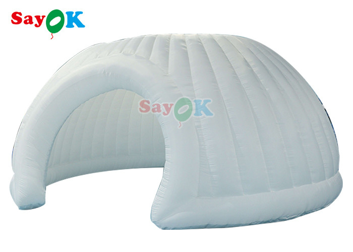 आउटडोर पीवीसी ऑक्सफोर्ड inflatable परिवार तम्बू पैनोरमा गुंबद सफेद शादी inflatable Marquee तम्बू