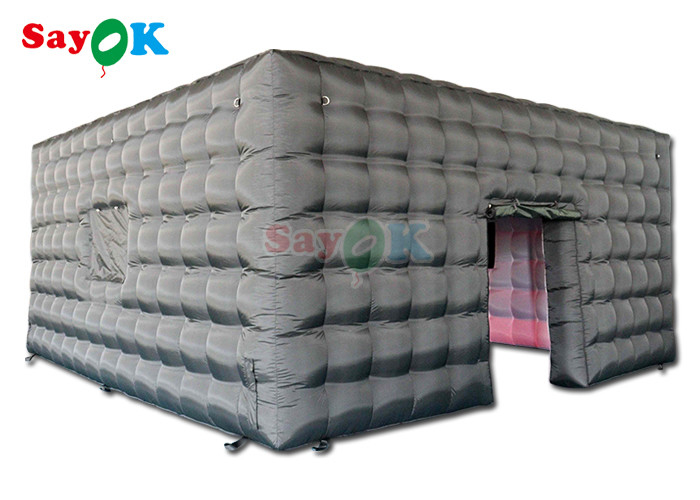 पोर्टेबल Inflatable Cube Tent Lounge Party Nightclub House Disco Tent For Inflatable Nightclub Rental पोर्टेबल inflatable cube tent लाउंज पार्टी नाइट क्लब हाउस डिस्को टेंट के लिए