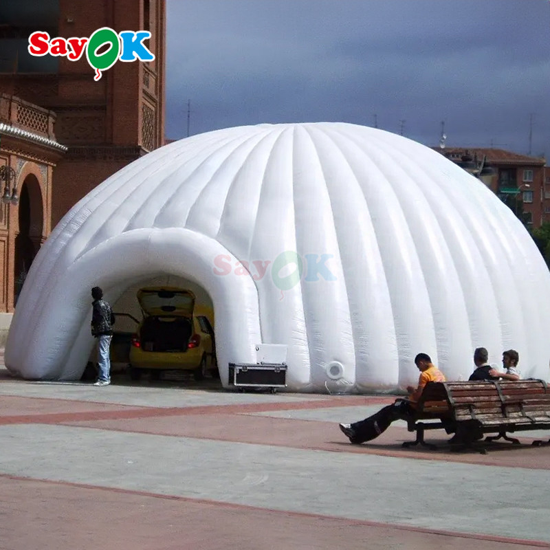 आउटडोर पार्टी इवेंट क्लब शादी के लिए पोर्टेबल बड़े इग्लू टेंट inflatable गुंबद