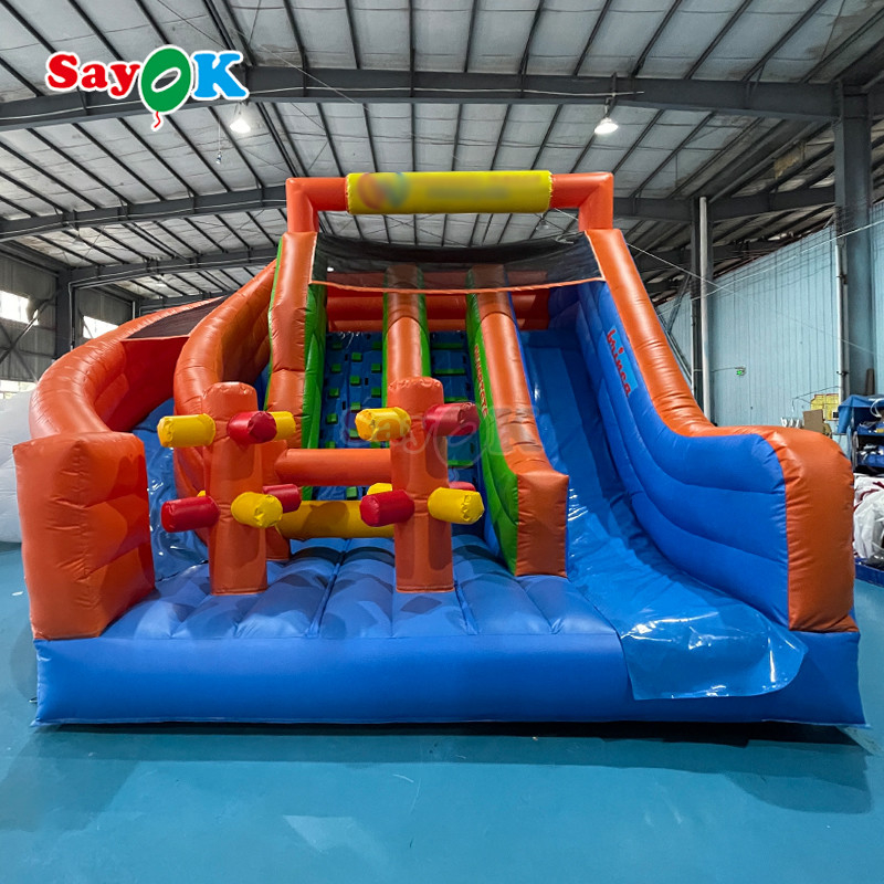 विशाल inflatable स्लाइड पीवीसी inflatable सूखी डबल स्लाइड वाणिज्यिक inflatable स्लाइड उछाल घर किराए पर